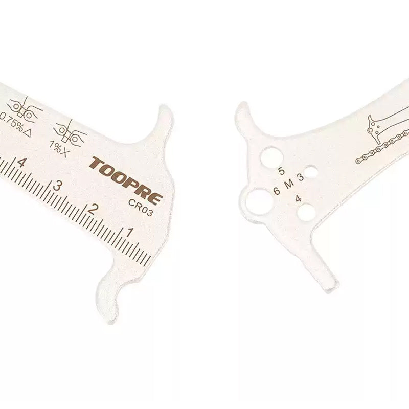 Bike Chain Wear Checker with Hook Bolt Gauge Lightweight Maintenance Tool
