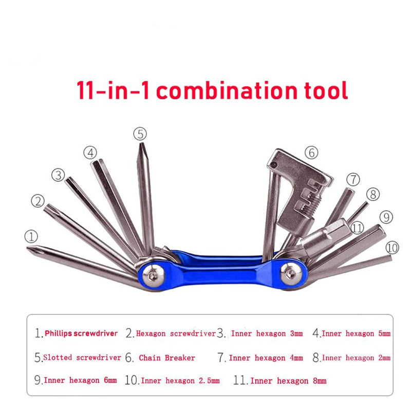 Portable Bicycle Chain Breaker Tool Multi Function Bike Kit
