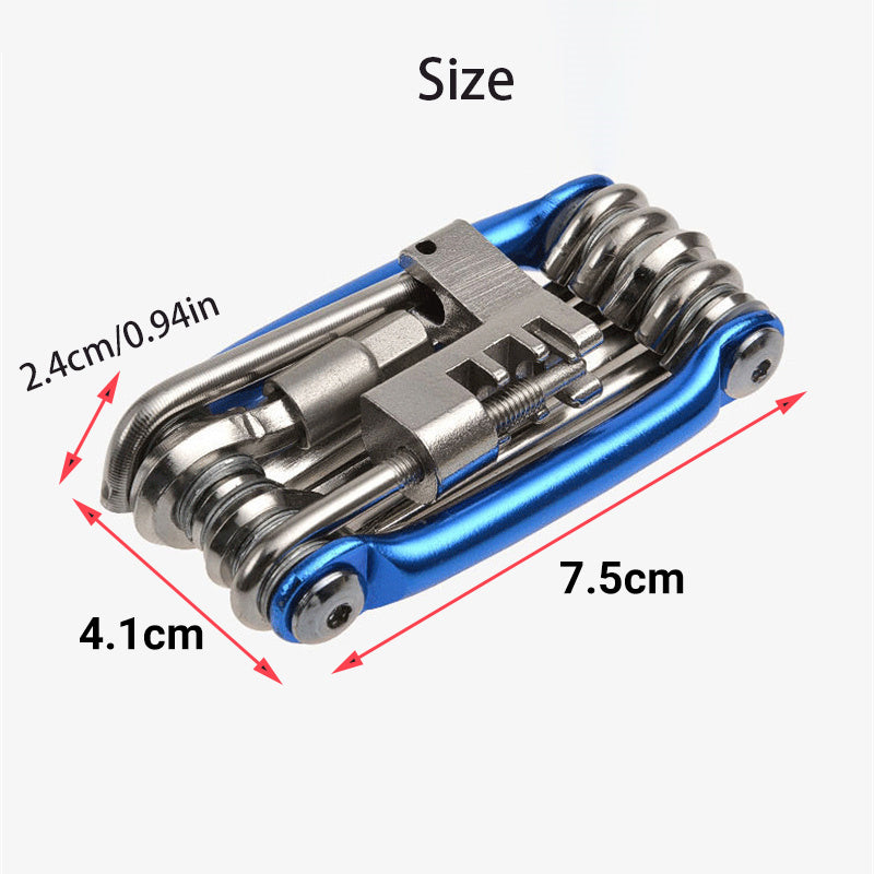 Portable Bicycle Chain Breaker Tool Multi Function Bike Kit