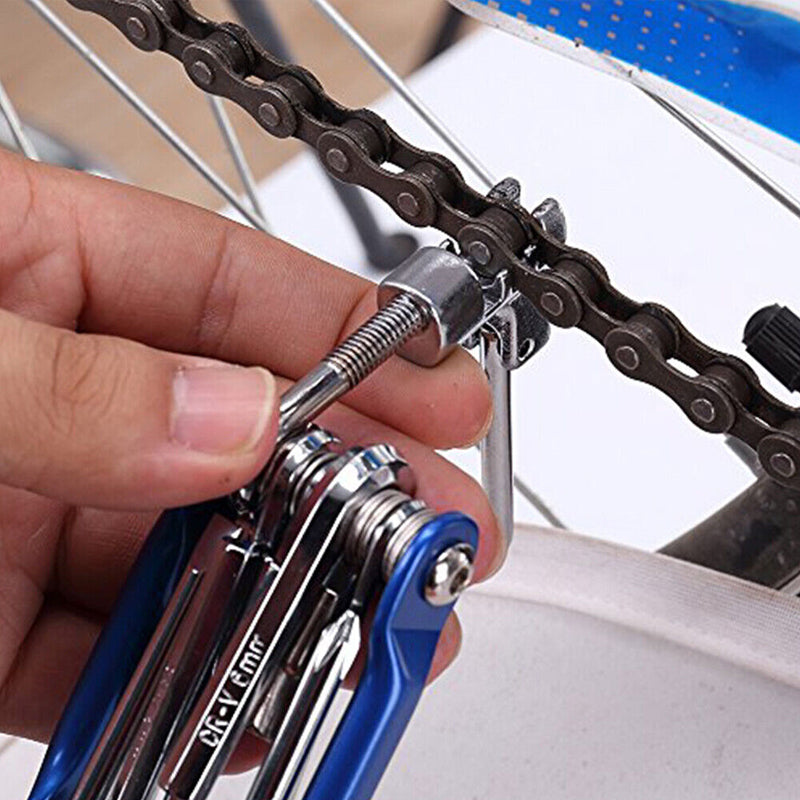 Portable Bicycle Chain Breaker Tool Multi Function Bike Kit