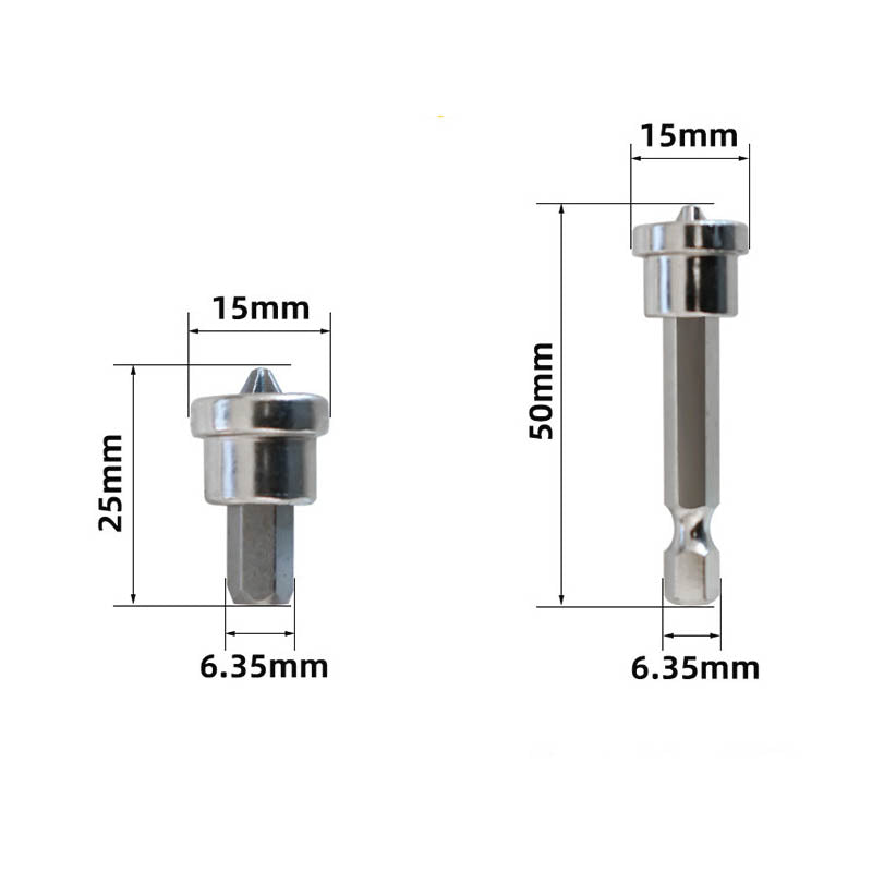 Magnetic Screwdriver Bits 25mm/50mm Positioning 5PCS Set