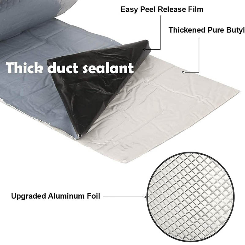 Butyl Rubber Aluminium Foil Waterproof Tape 5M 1 Roll Repair