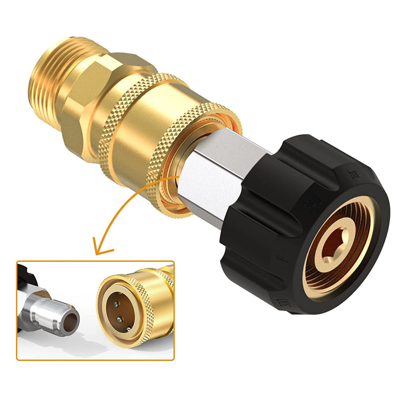 Pressure Washer Adapter M22-14 to 1/4" Quick Connect