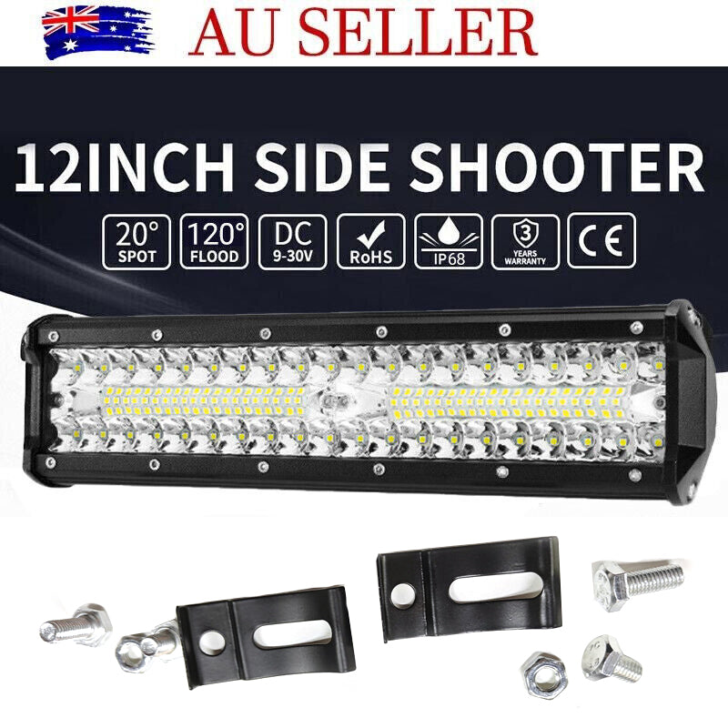 12inch CREE LED Light Bar Combo Beam Work Driving Off-Road 4WD