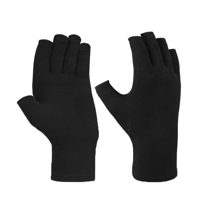 Compression Gloves Fingerless Support Gloves 1 Pair 4 Colours