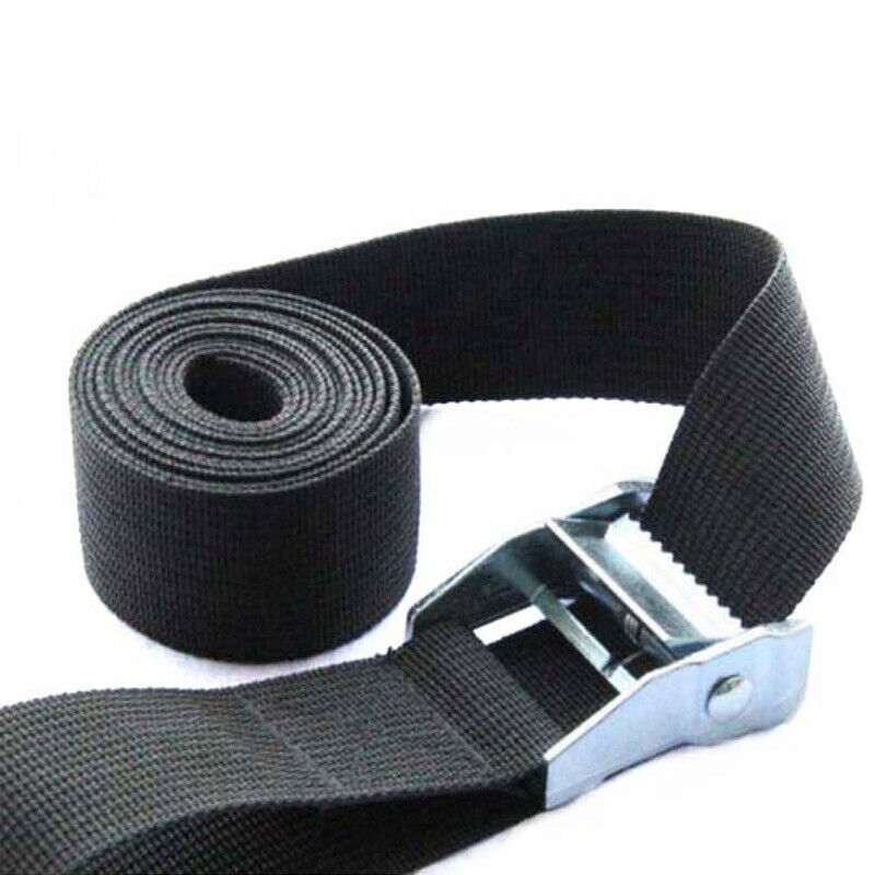 Tie Down Strap Buckle Cargo Ratchet Roof Rack Lashing Rope