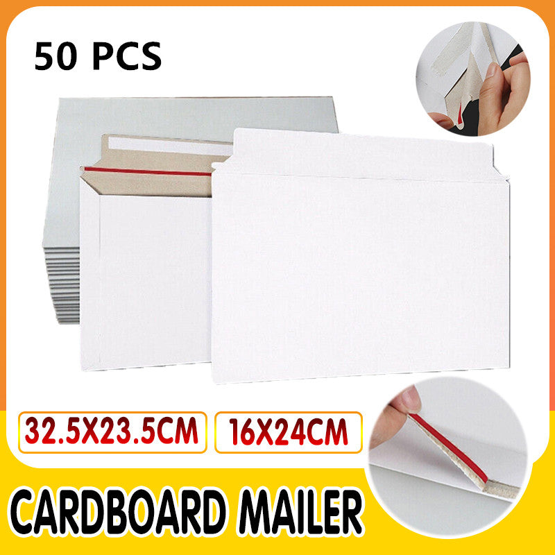 Card Mailer Envelopes 300gsm White 160x240mm C5 A5 Size