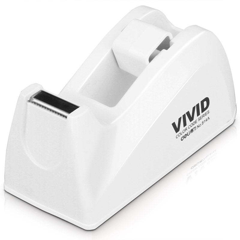 Transparent Desk Tape Dispenser Holder Refillable Tape Cutter