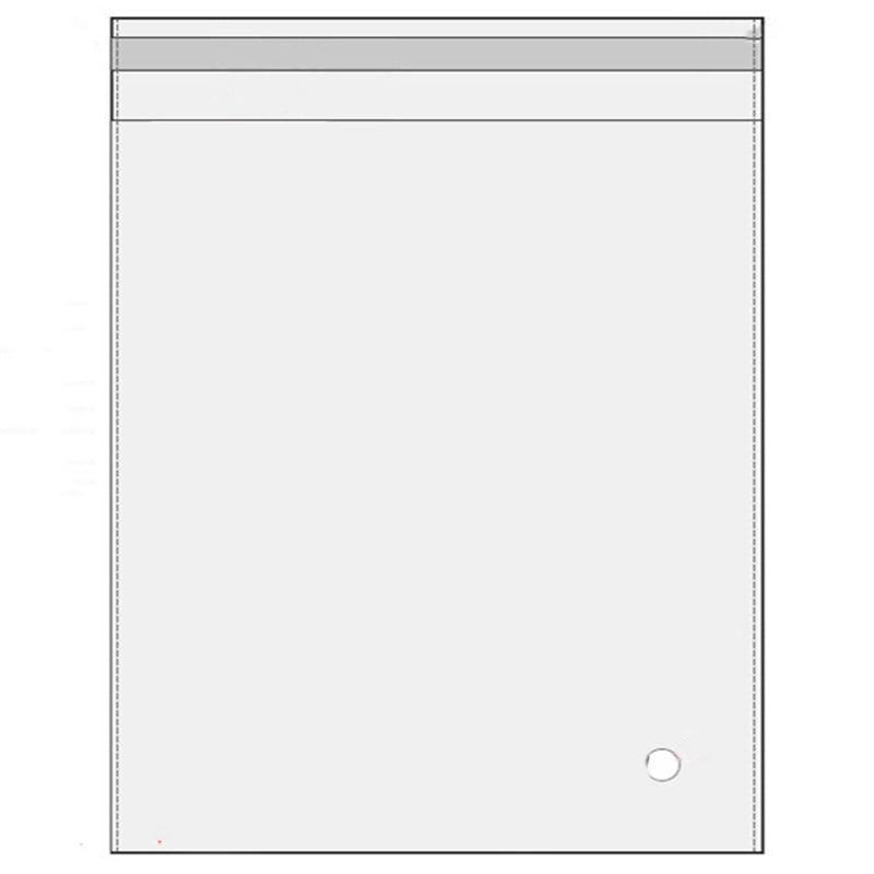 100-1000pcs Clear Self-Adhesive OPP Bags Resealable Plastic