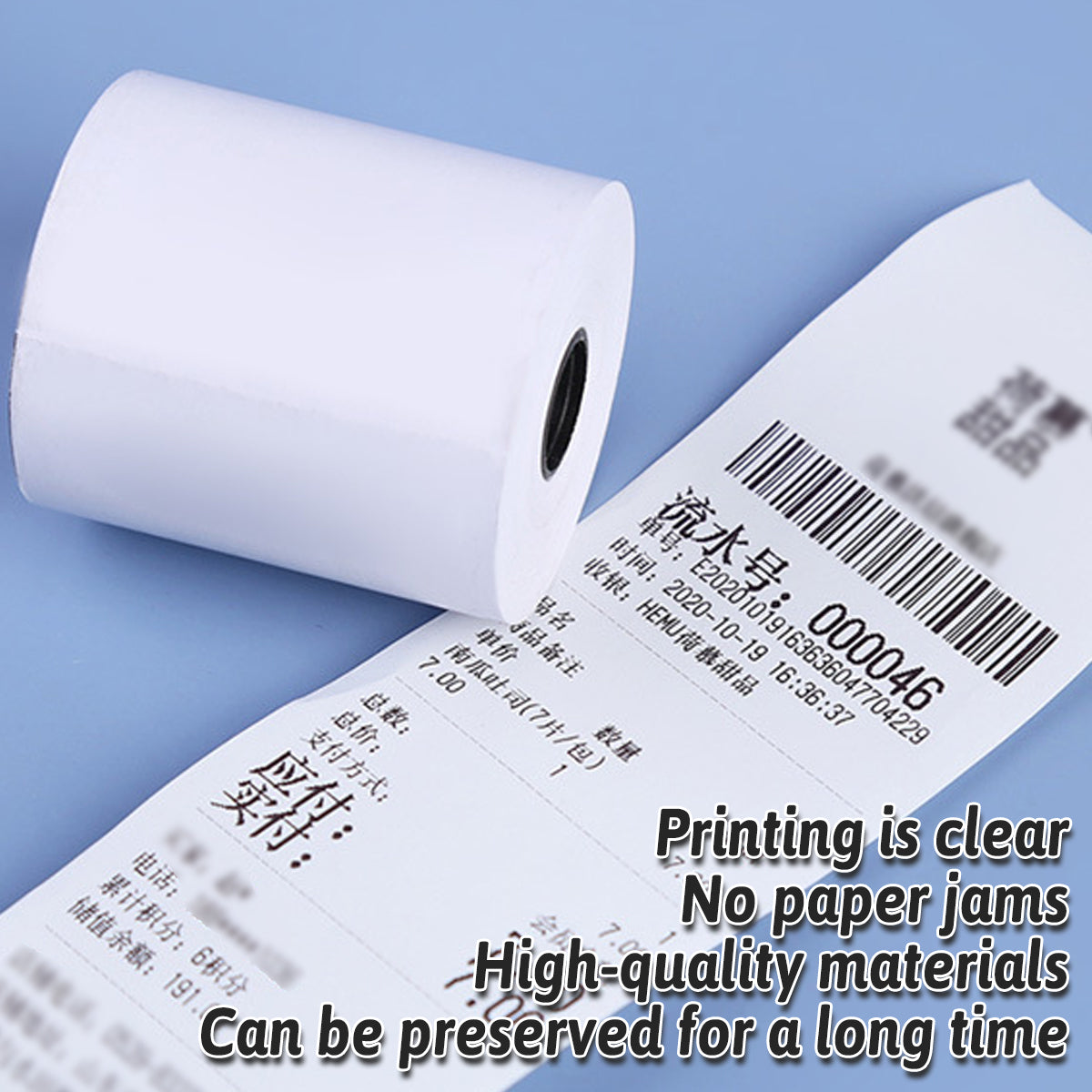 Thermal Paper Rolls 57x35mm for POS Receipt Printers 20/50 Rolls