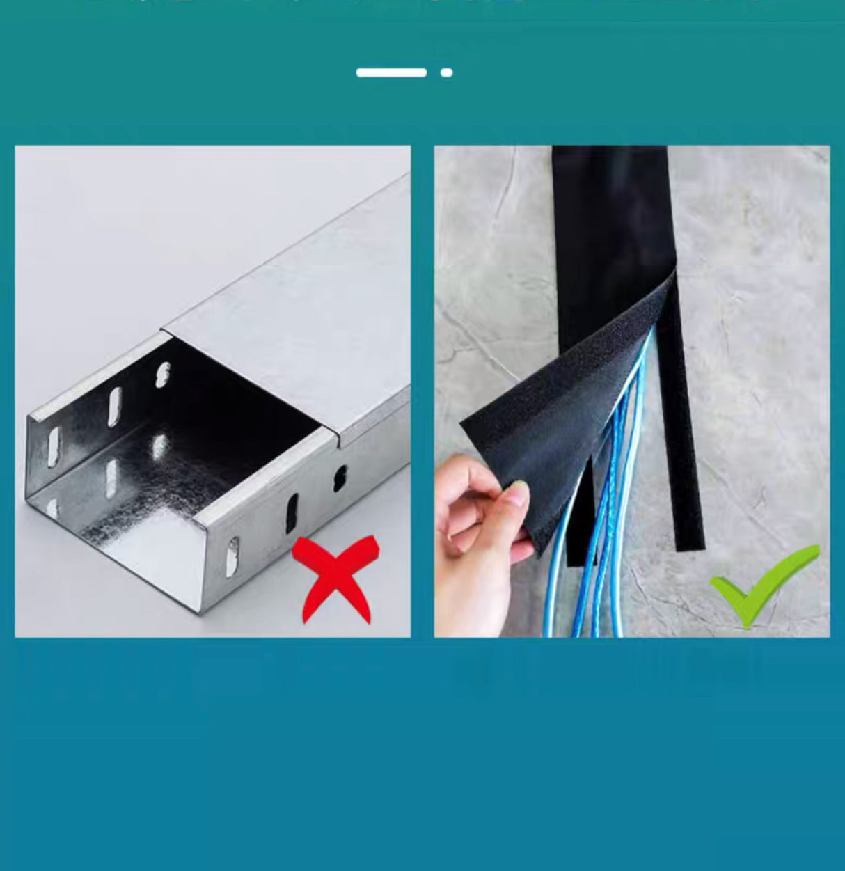 Cable Cover Nylon Sticky Wire Protector Floor Carpet Cord Sleeve