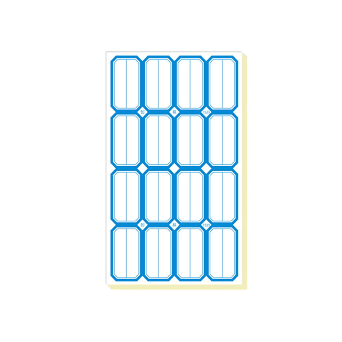 100pcs Self Adhesive Price Stickers Blank Name Number Labels for Inventory