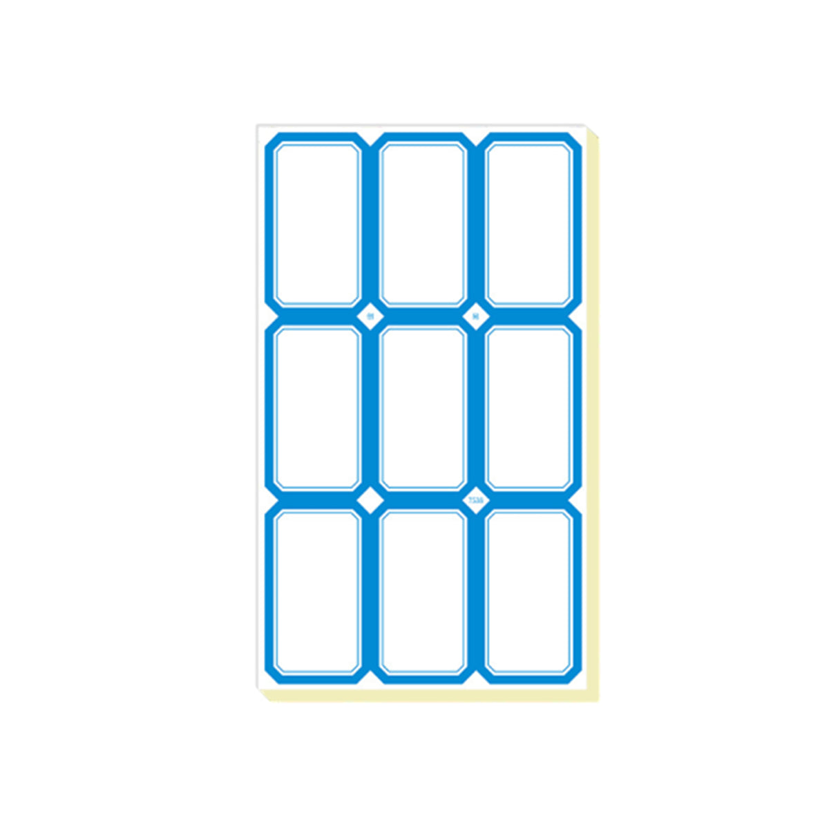 100pcs Self Adhesive Price Stickers Blank Name Number Labels for Inventory