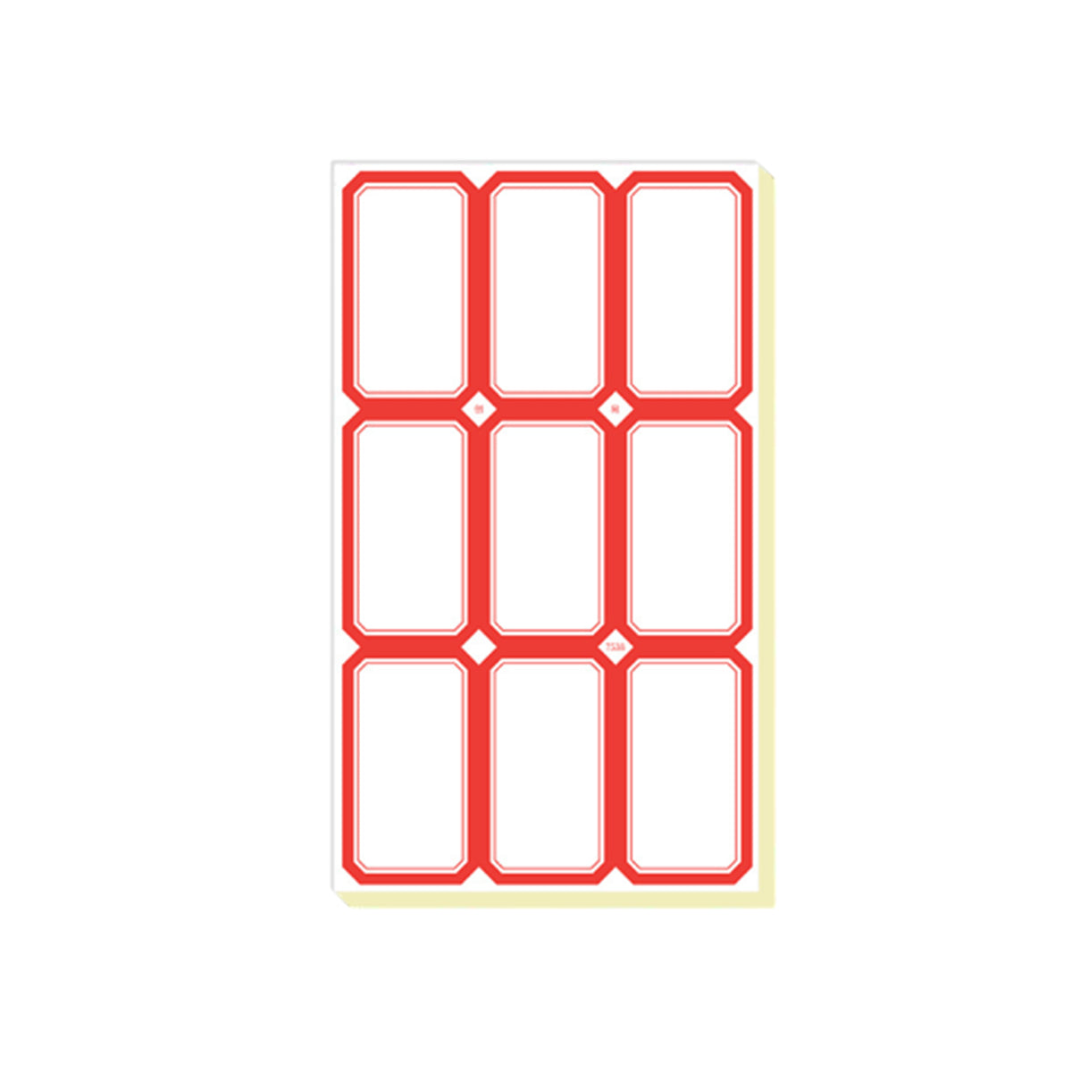 100pcs Self Adhesive Price Stickers Blank Name Number Labels for Inventory