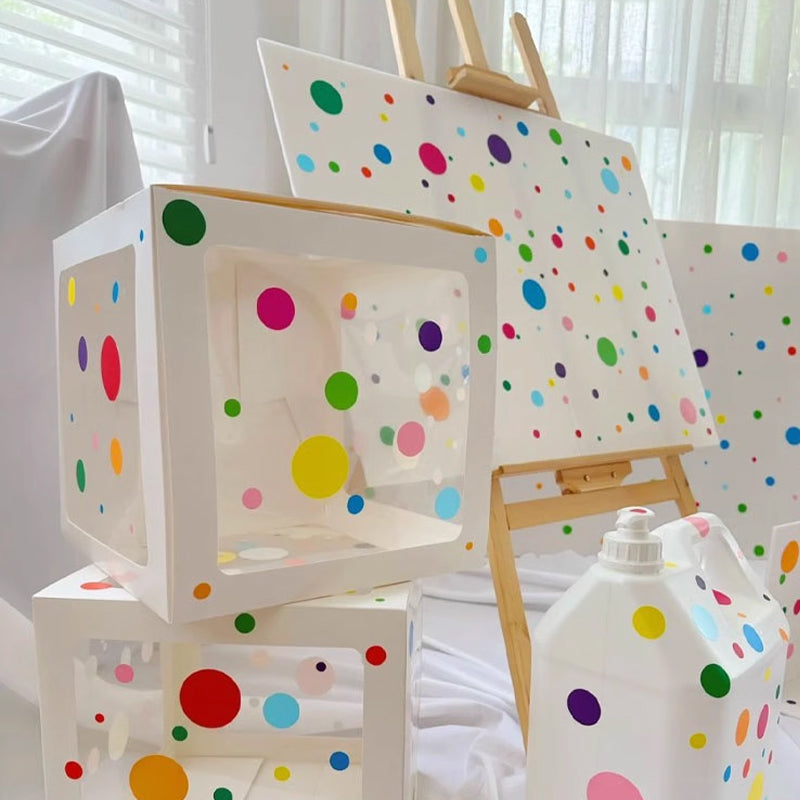 Round Coloured Dot Stickers 8mm–50mm Adhesive Label Set