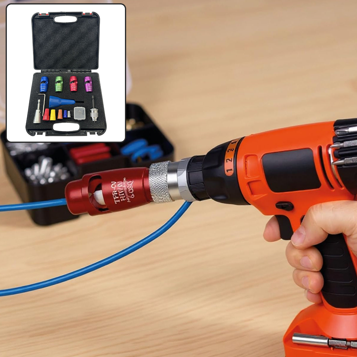 Precision Wire Stripper Set Zinc Alloy AWG 8/10/12/14 Electrical Tool