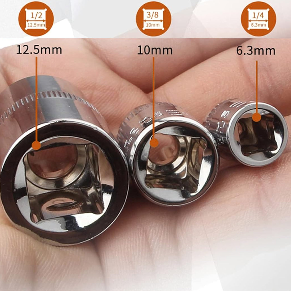 14x E Torx Female Bit Socket Set E4-E24 1/4" 3/8" 1/2"