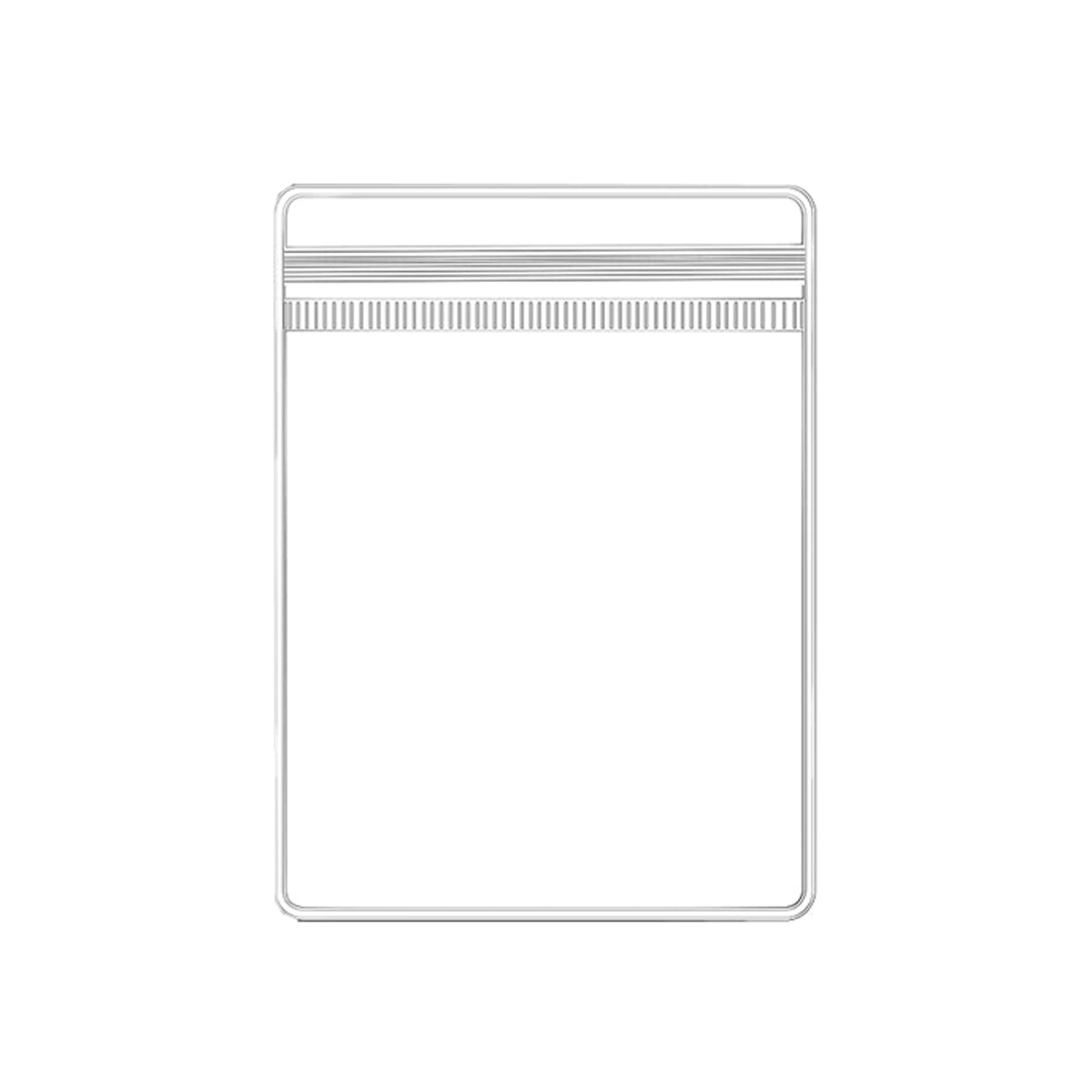 100pcs PVC Self-Sealing Jewelry Bags Dustproof Anti-Oxidation