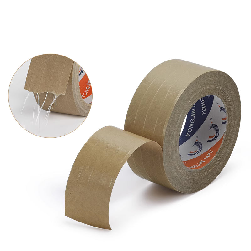 Kraft Paper Packing Tape 36PCS 48mm Self-Adhesive with Thread
