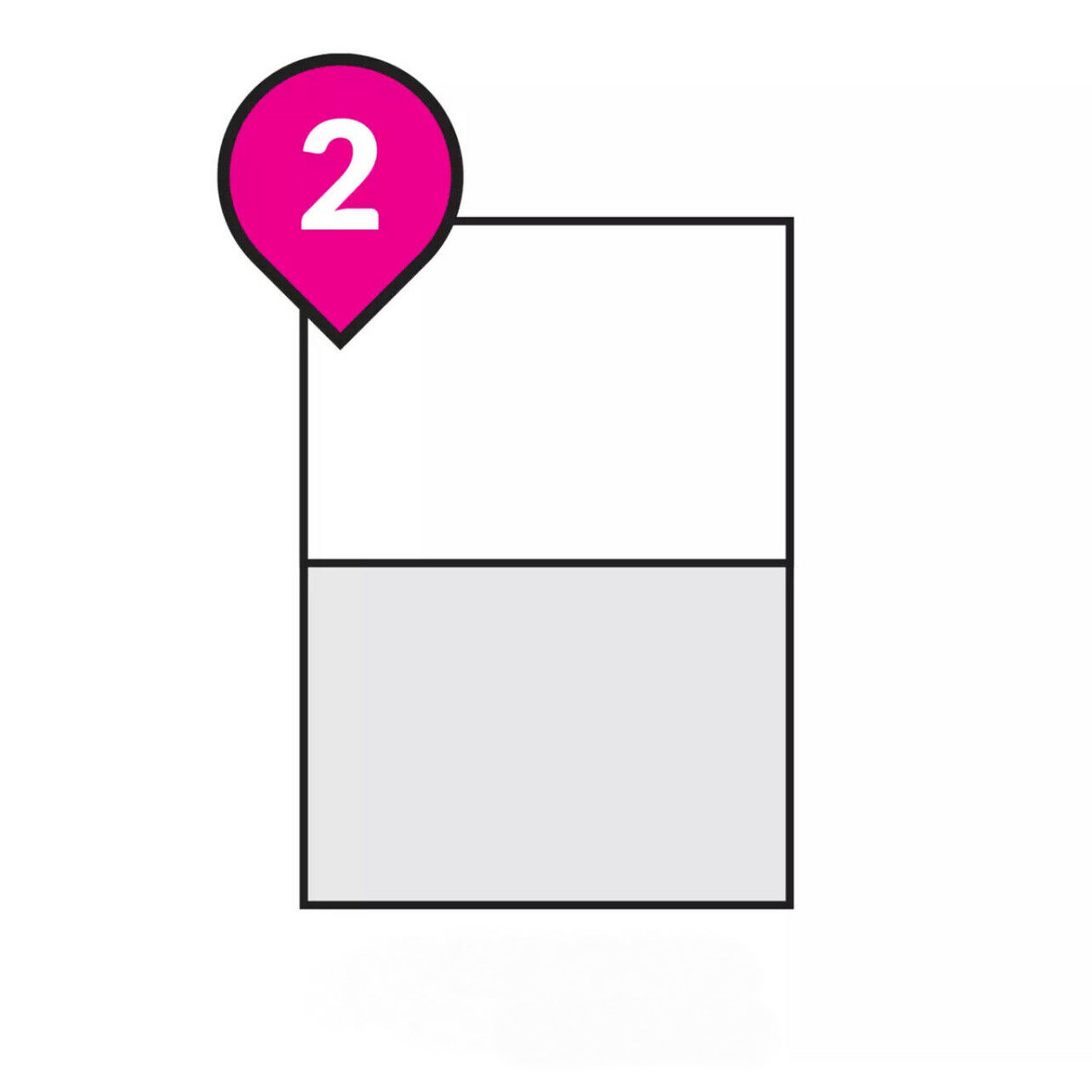 A4 Self Adhesive Sticker Paper Sheet Label for Laser Inkjet Print