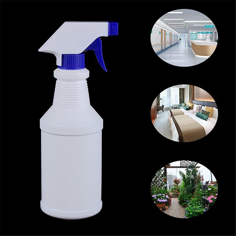 3PCS 500ml White Plastic Spray Bottle Trigger Dispenser Garden