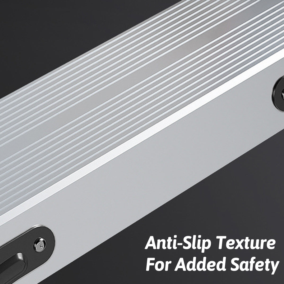 4 Step Folding Aluminum Ladder for Home Kitchen Garage