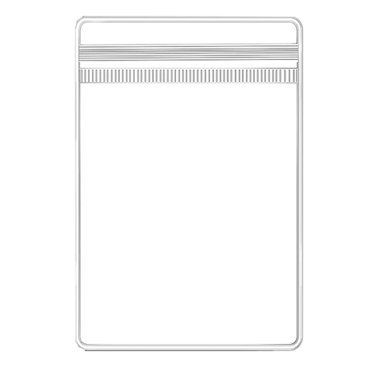 100pcs PVC Self-Sealing Jewelry Bags Dustproof Anti-Oxidation