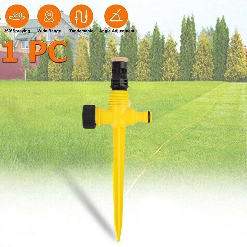 Auto Irrigation Lawn Sprinkler Adjustable 360-degree Rotation