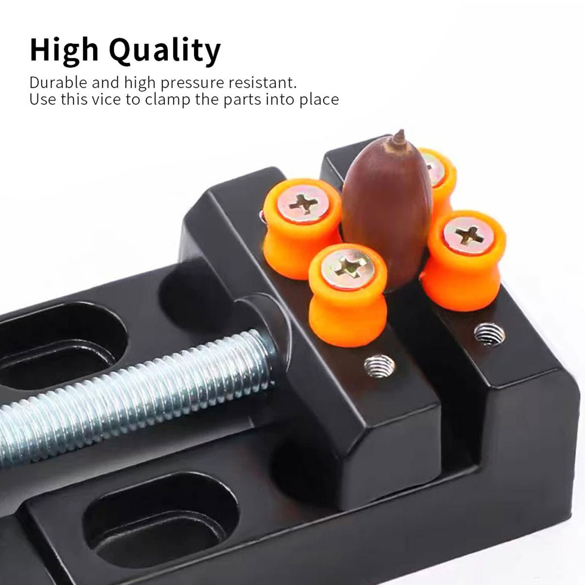 Mini Flat Clamp Table Vise Bench Drill Press Vice DIY Tools