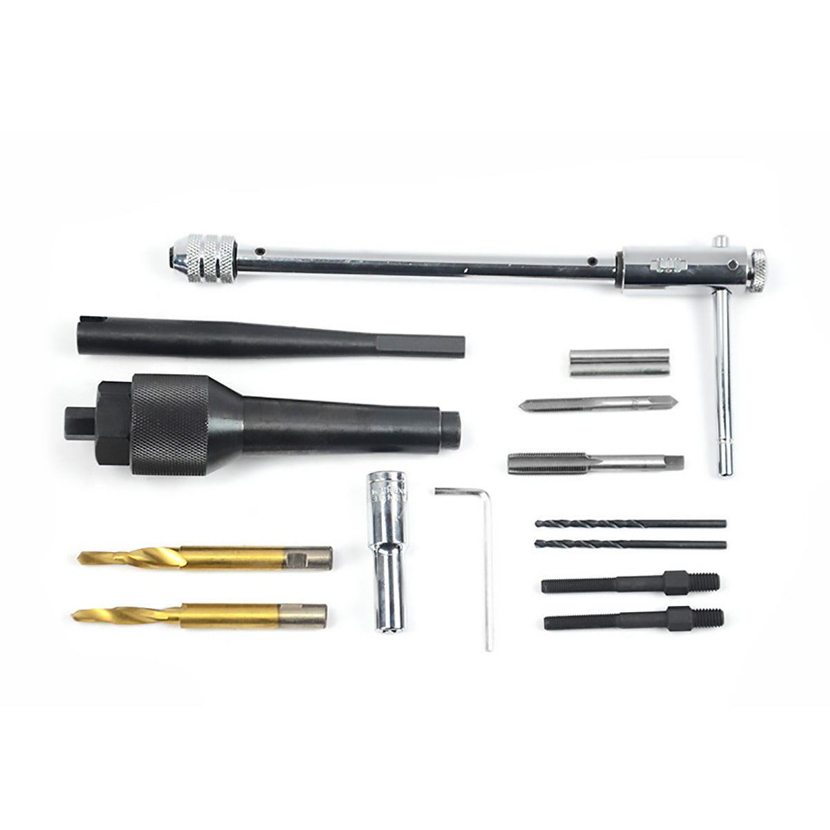 16PCS Damaged Glow Plug Removal Thread Repair Tool Set