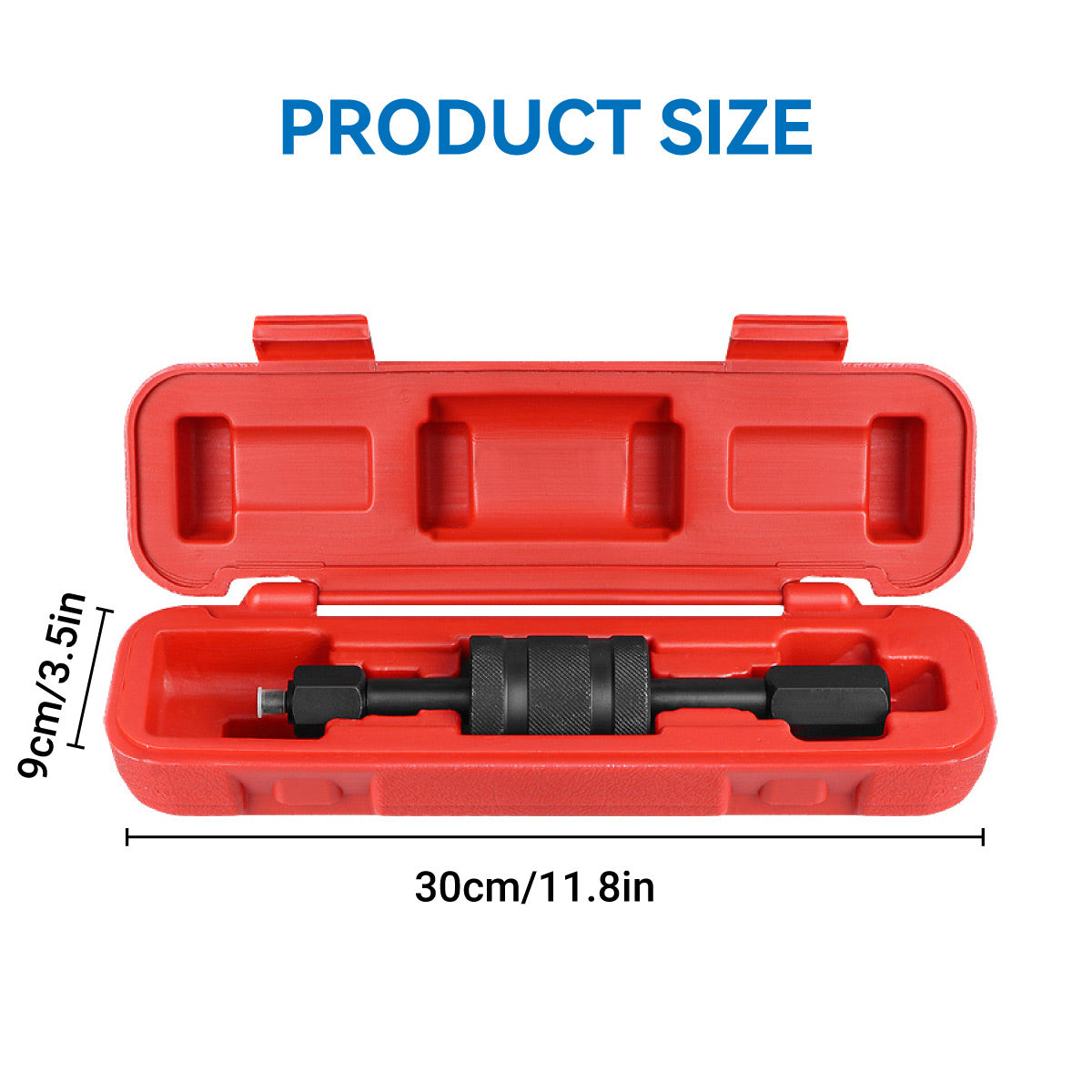 Diesel Injector Removal Tool Set with Sliding Hammer M8–M14