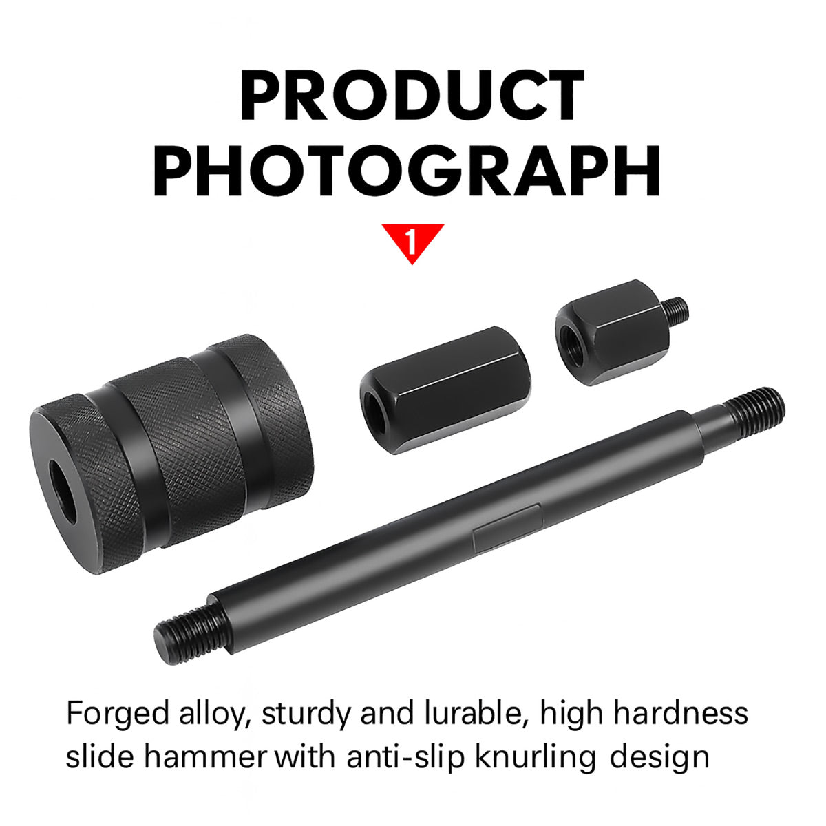 Diesel Injector Removal Tool Set with Sliding Hammer M8–M14