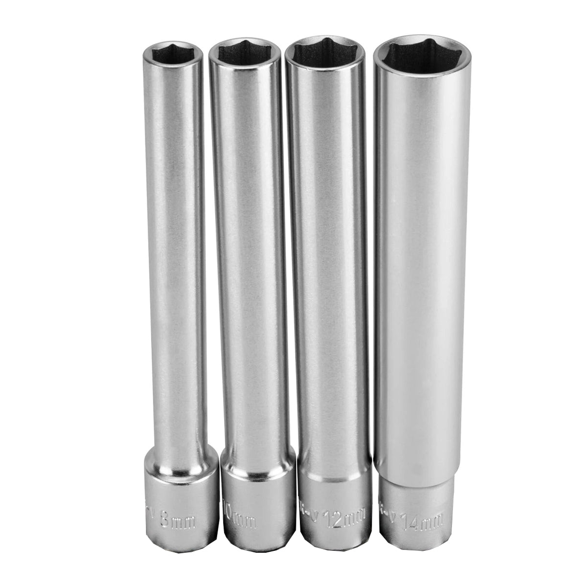 5-Piece Socket Extension Bar Set for Ratchet Wrenches 8–14 mm