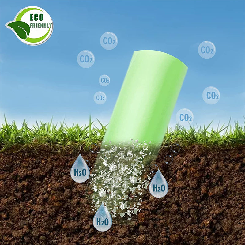 Biodegradable Bin Liners Garbage Bags 150/300/1000PCS 2.6-13GL