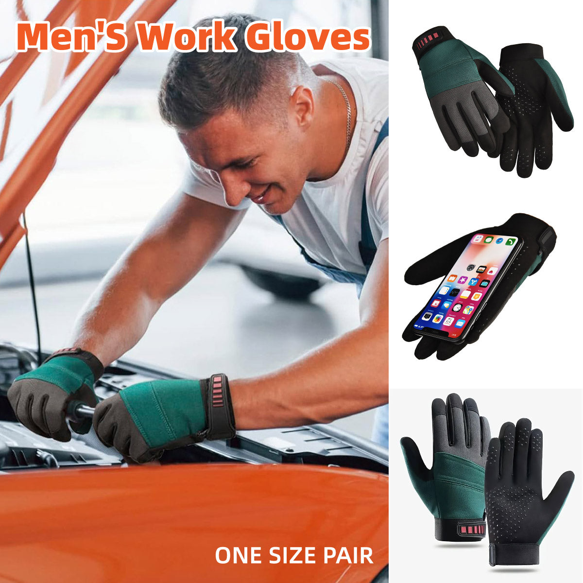 Safety Work Gloves for Warehouse Handling Construction and Maintenance