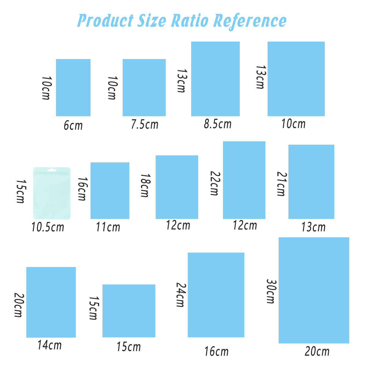 100pcs Macaron Colour Zip Lock Bags Transparent Storage Pouches