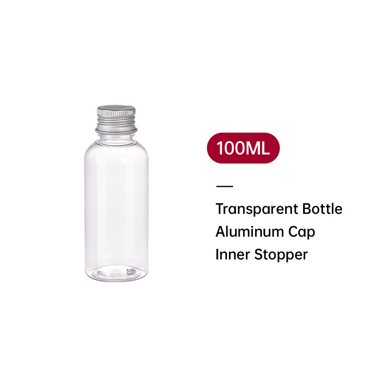 20pcs Travel Cosmetic PET Bottles with Aluminium Lids for Packaging