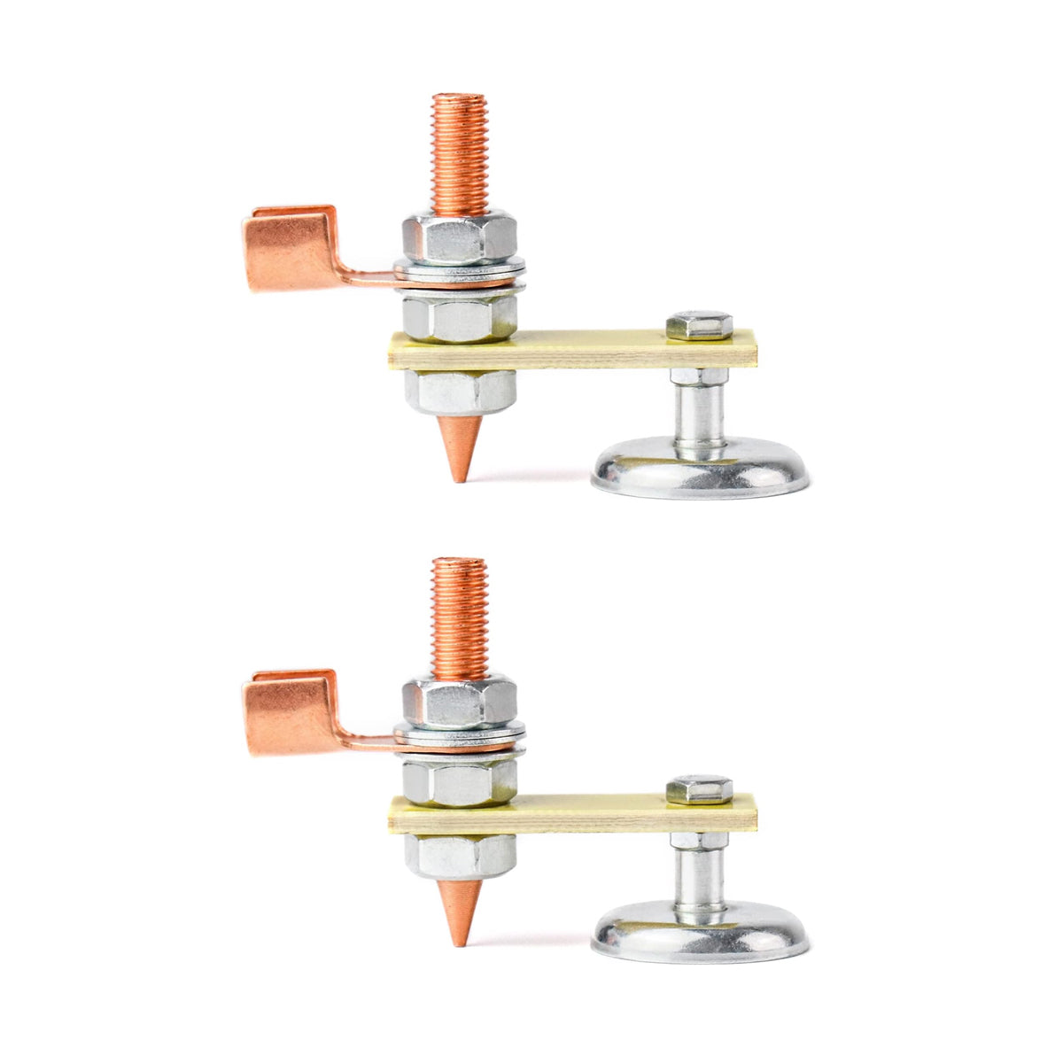 2pcs Magnetic Welding Ground Clamps Heavy Duty Holder