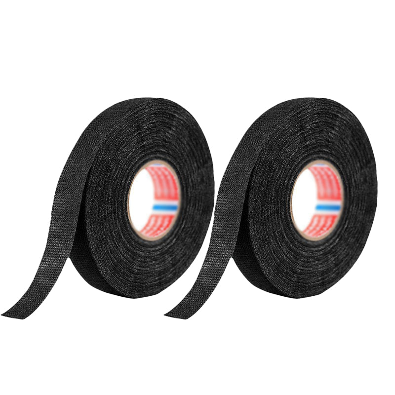 4PCS 19mm x 15M Car Wiring Harness Adhesive Cloth Tape Noise Reduction