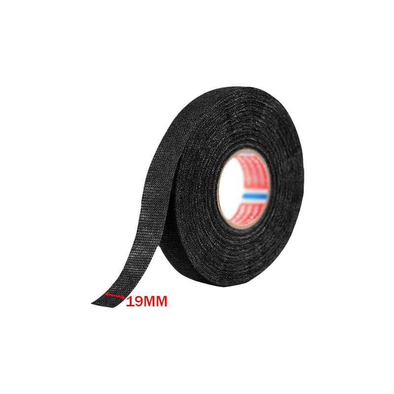 4PCS 19mm x 15M Car Wiring Harness Adhesive Cloth Tape Noise Reduction