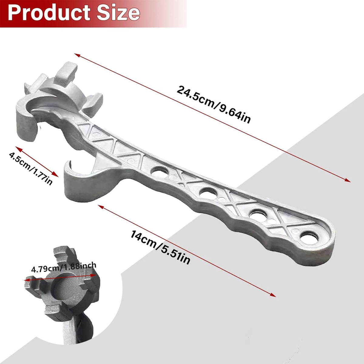 Multi-functional Cap Opener Wrench Labour-Saving Home Tool