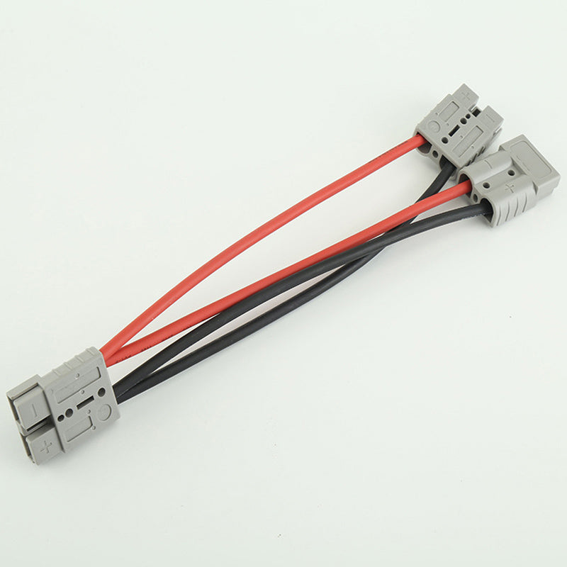 50 Amp Anderson Plug Connector Double Y Adaptor 6mm Cable Automotive