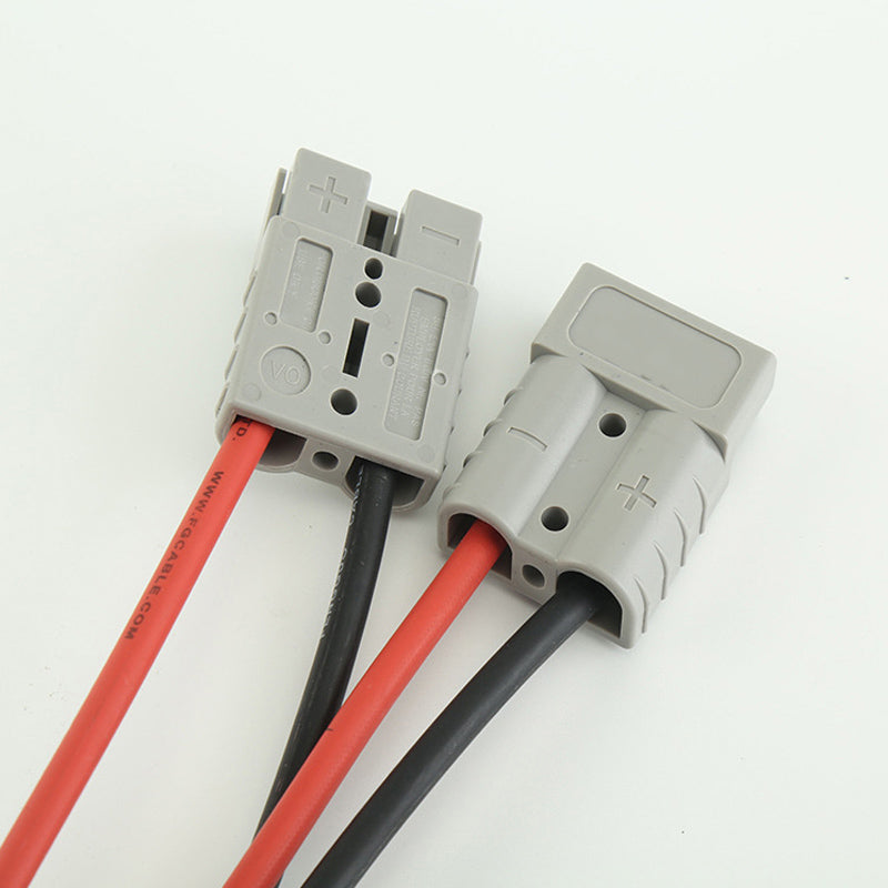 50 Amp Anderson Plug Connector Double Y Adaptor 6mm Cable Automotive