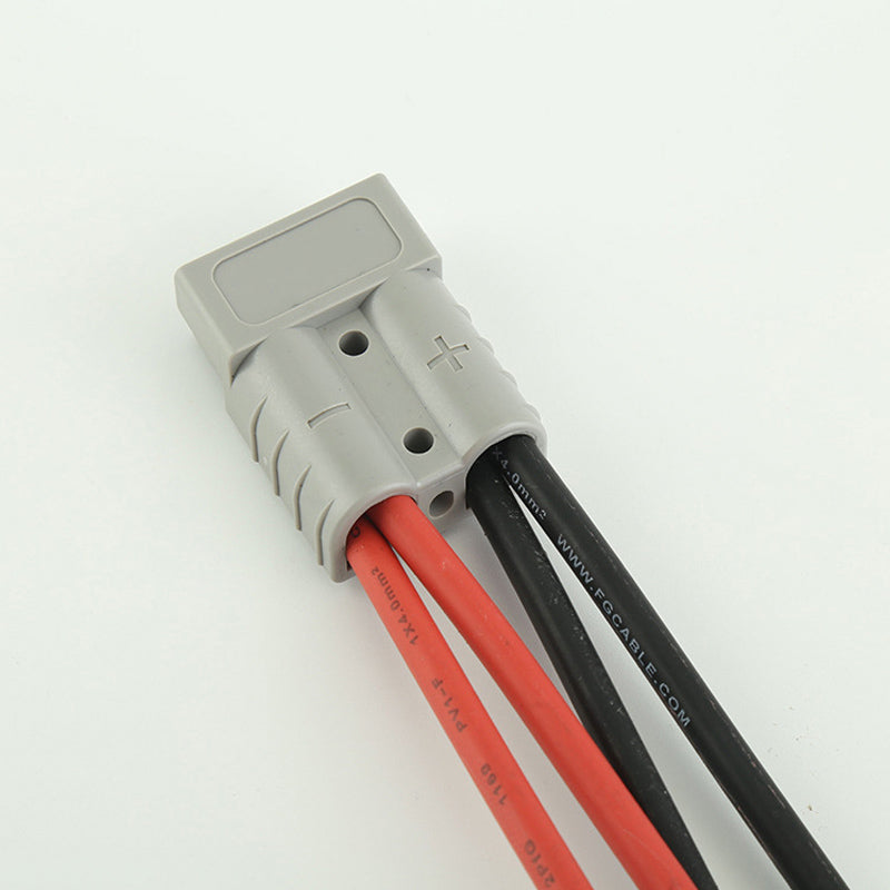 50 Amp Anderson Plug Connector Double Y Adaptor 6mm Cable Automotive