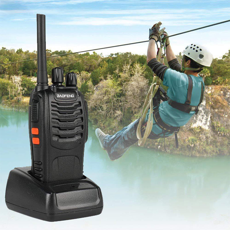 BF-88E Walkie Talkie UHF Two Way Radio 2PCS With Earbuds
