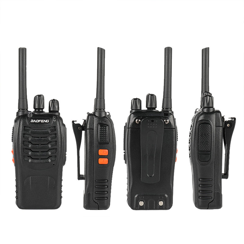 BF-88E Walkie Talkie UHF Two Way Radio 2PCS With Earbuds