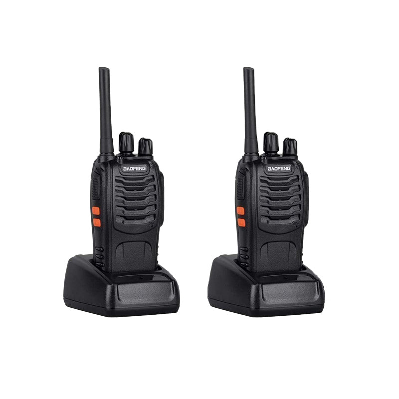 BF-88E Walkie Talkie UHF Two Way Radio 2PCS With Earbuds