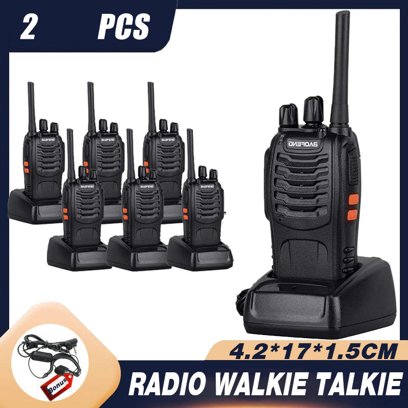 BF-88E Walkie Talkie UHF Two Way Radio 2PCS With Earbuds