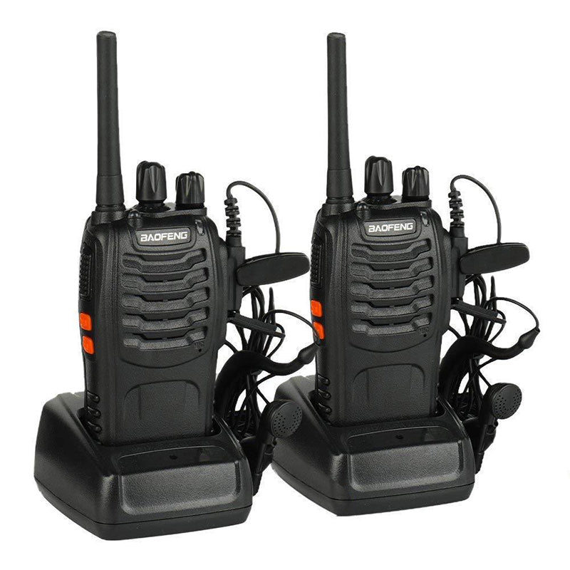 BF-88E Walkie Talkie UHF Two Way Radio 2PCS With Earbuds