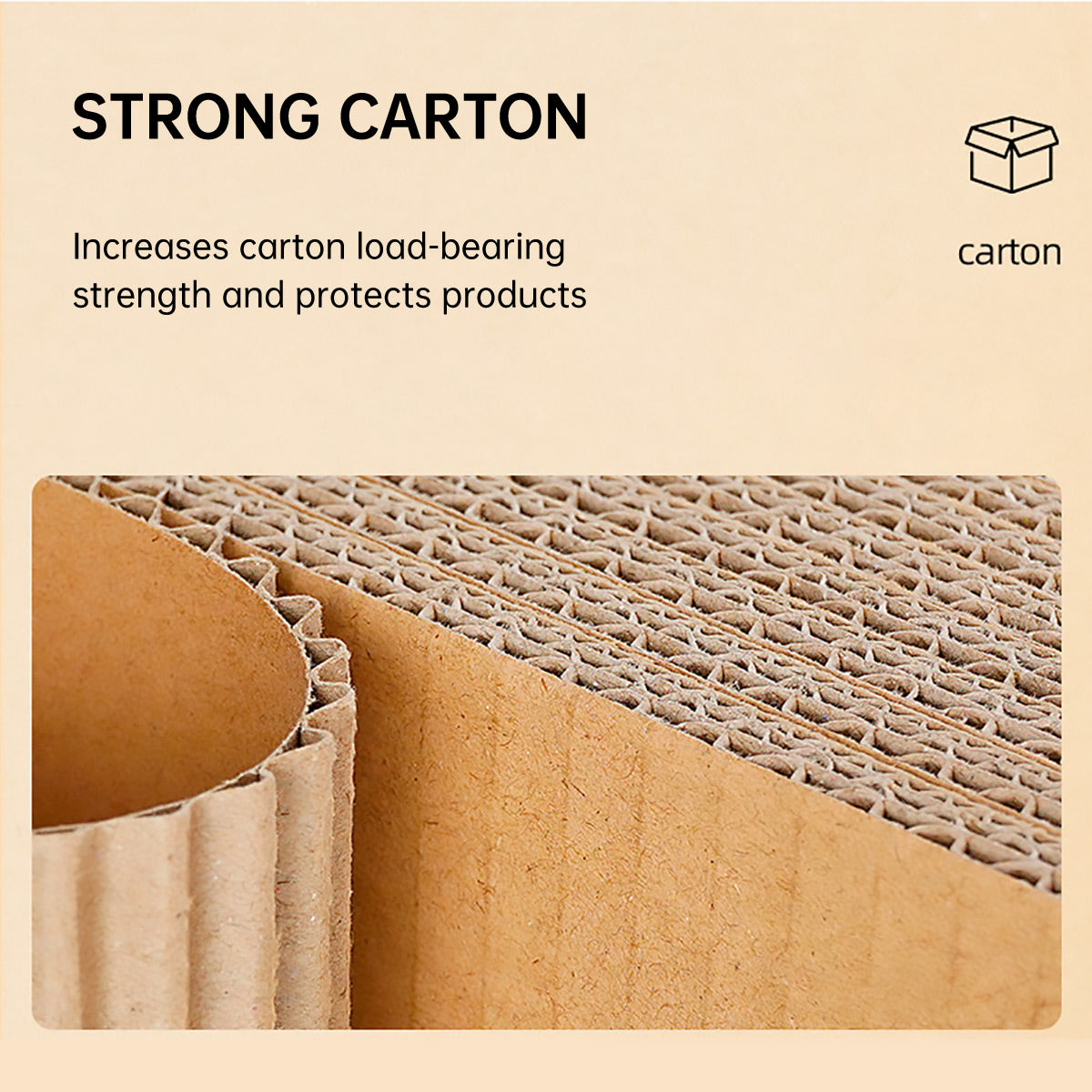 50 PCS Long Strip Carton Boxes Flat Square Shipping Storage